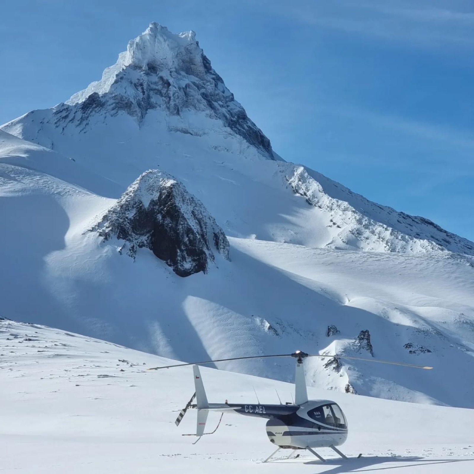 Helicóptero en la Montaña