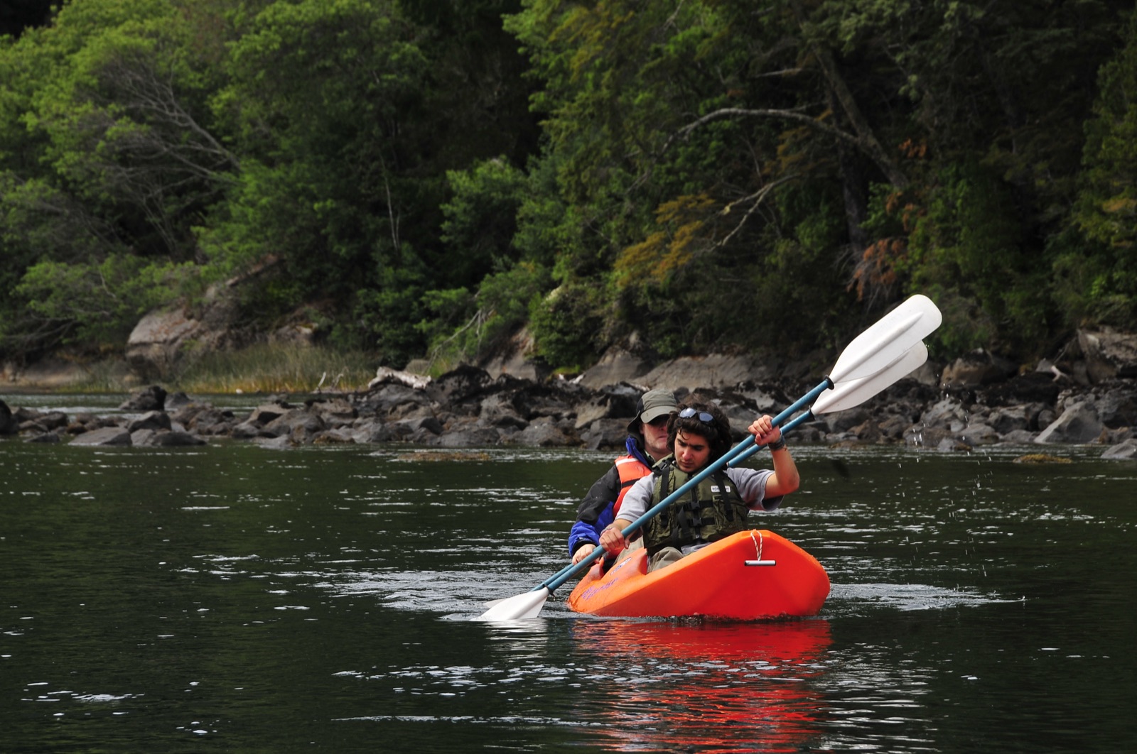 Kayak en el Lago